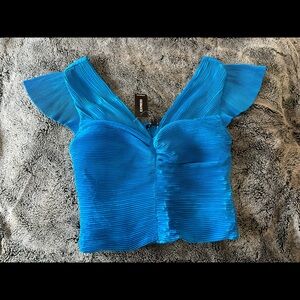 Blue express top